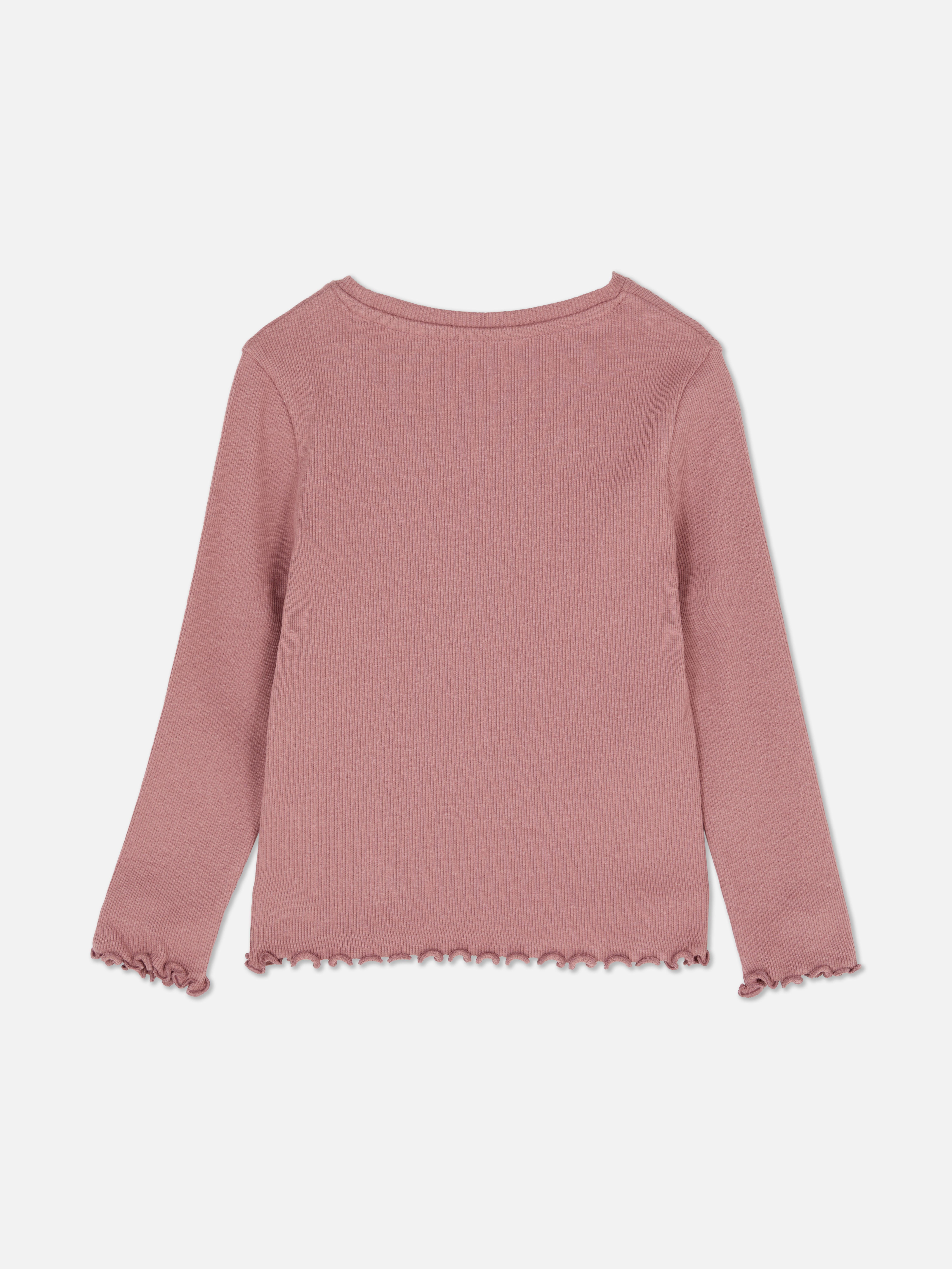 1.5-8yrs | Ribbed Long-Sleeve T-Shirt