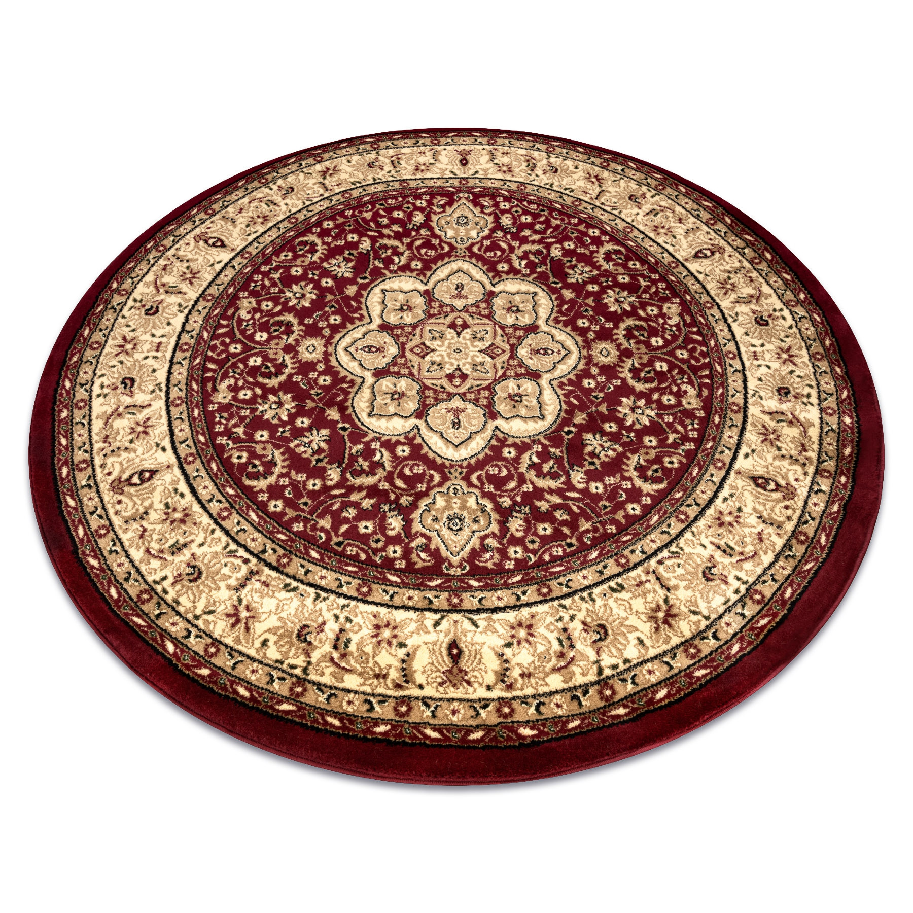 Dywan ROYAL ADR wzór 521 bordo koło 120 cm