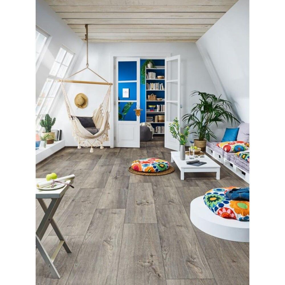 LAMINATGULV LOGOCLIC VINTO EIK LEON 1288X330X8MM 2,52M²