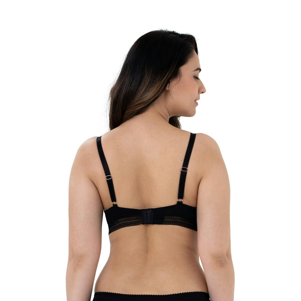 Soutien-gorge effet foulard brodé Kaz