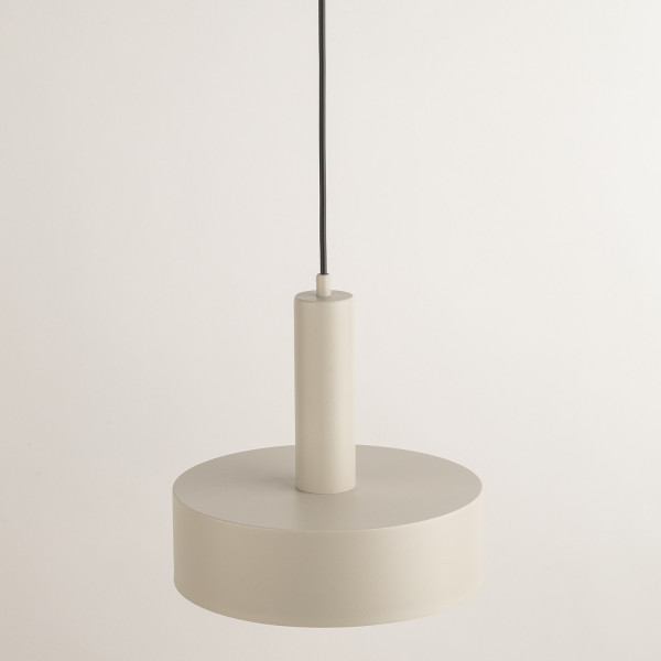 Lampa wisząca szary beż VITRUM 1xE27x15W wym: 120x27x27 cm Sigma Lighting