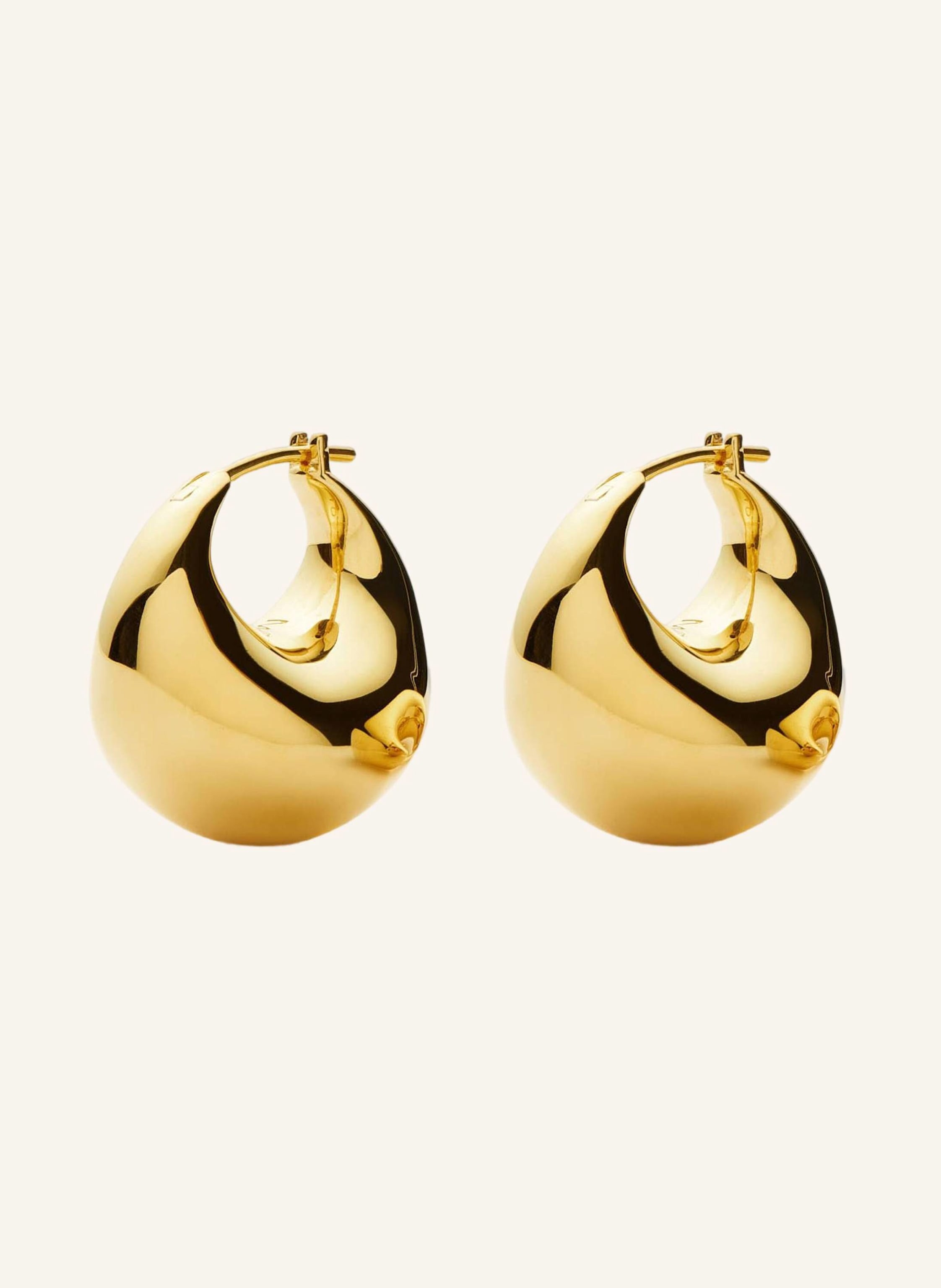 MISSOMA Creolen SCULPTURAL CHUBBY DOME SMALL HOOPS by GLAMBOU