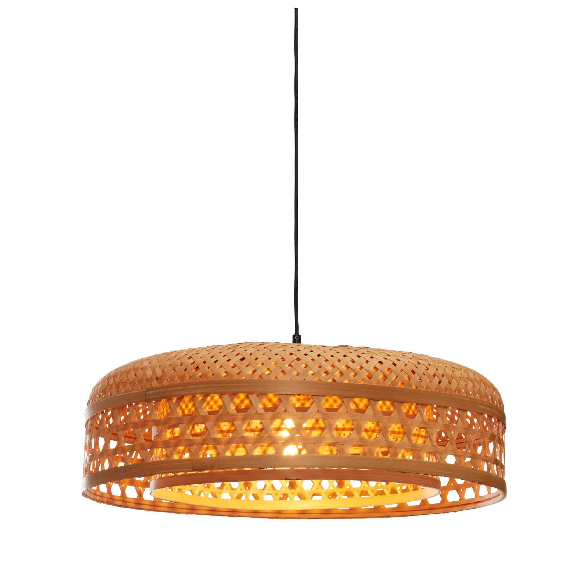 GOOD&MOJO hanglamp Ubud - bruin - Ø60cm