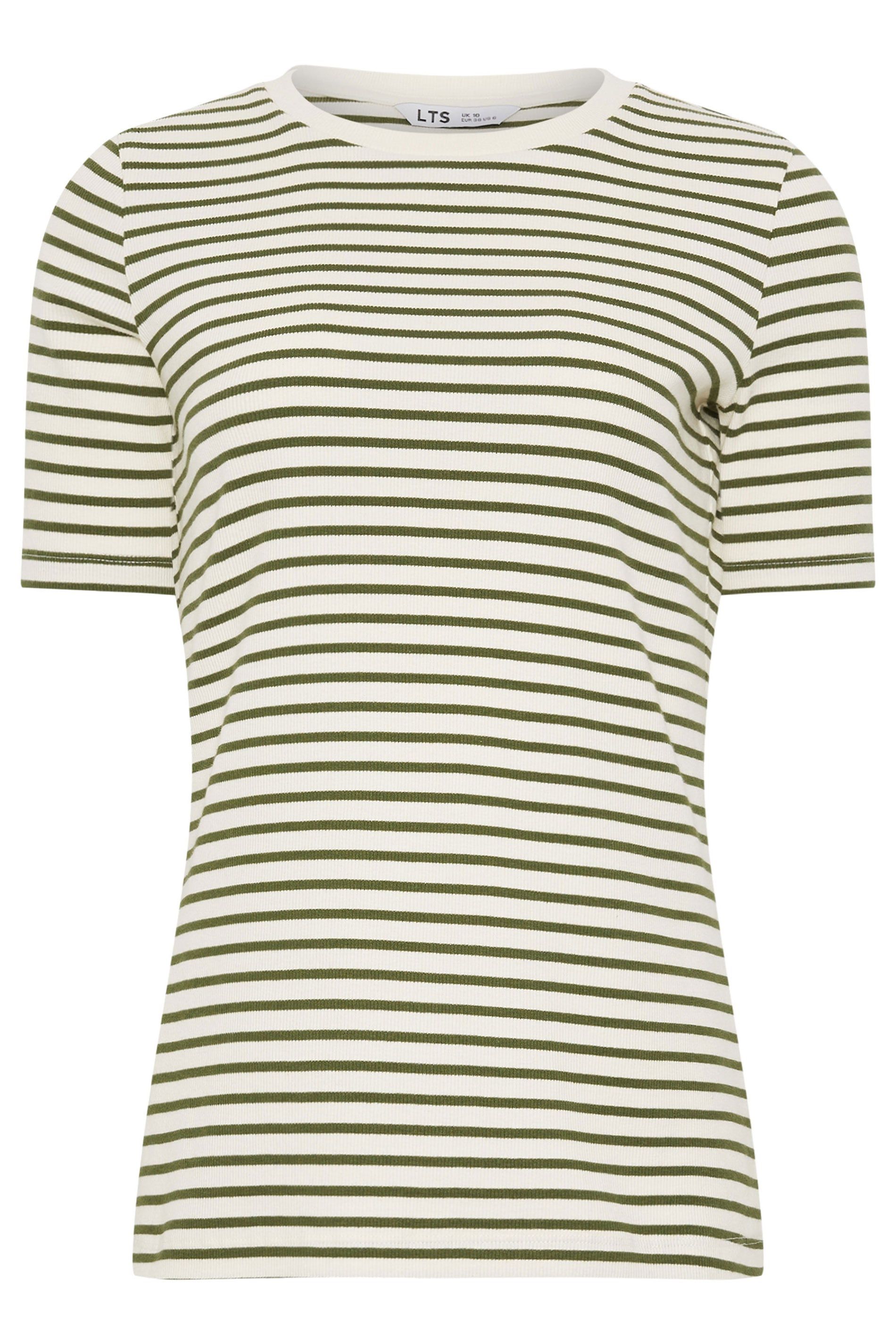 Long Tall Sally Tall Stripe Ribbed T-Shirt