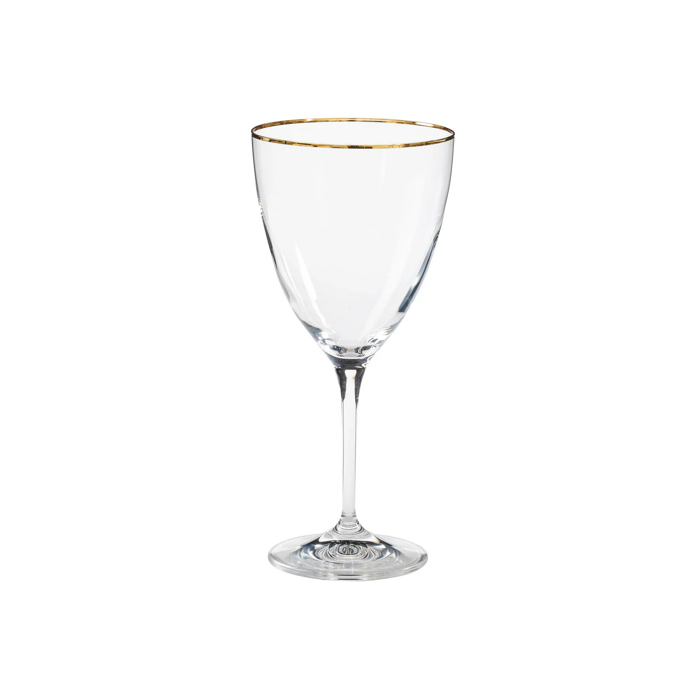 Set 6 Water Glasses with Golden Rim Sensa, Casafina by COSTA NOVA