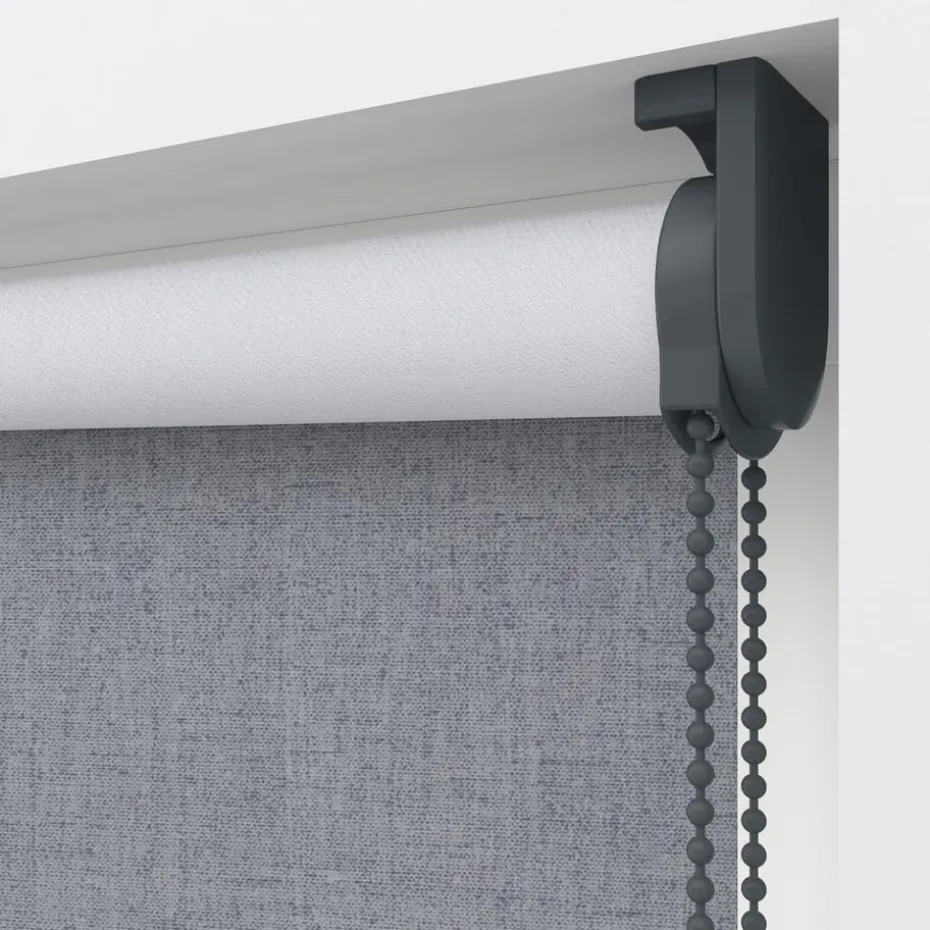 Kwantum Rolgordijnen | Fenstr Rolgordijn Liv  Verduisterend Grijs