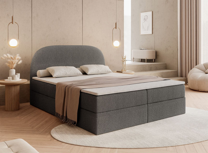 Łoże ALLURE 140x200 Now or never 92 z topperem