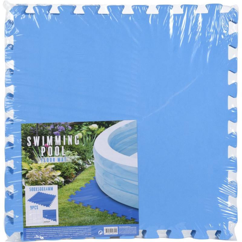Dalle de protection 50 x 50 x 0,4 cm 9 pièces