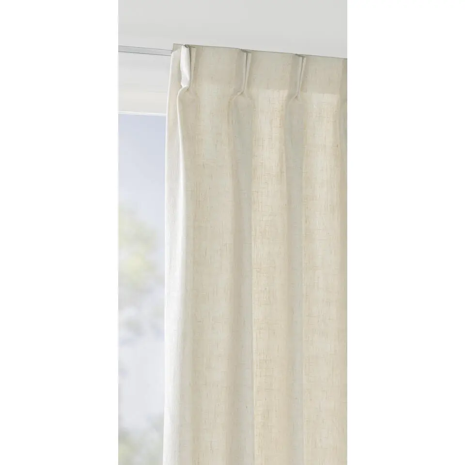Gordijnstof Nakuru lichtdoorlatend - beige