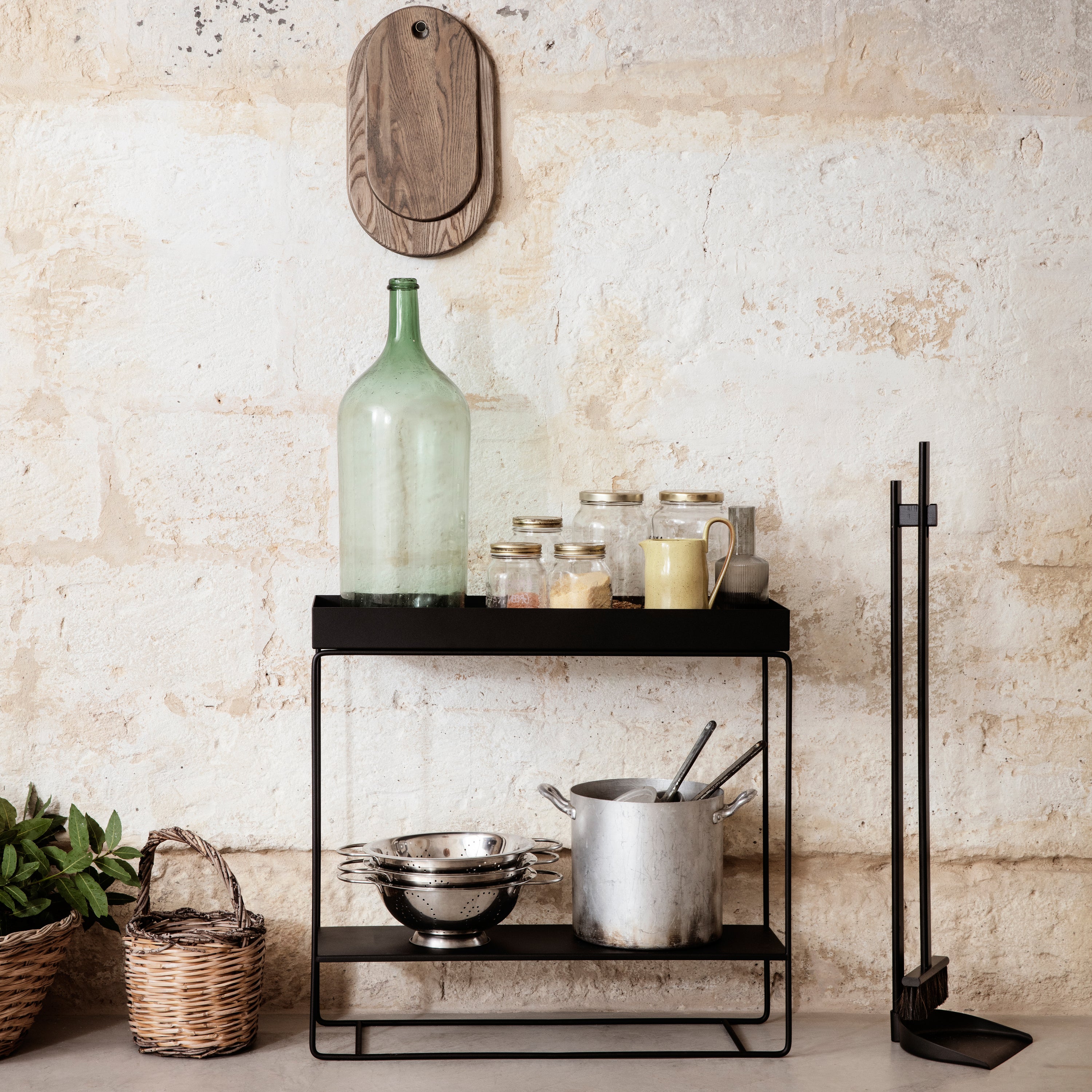 Ferm Living Plant Box Two-Tier Plantentafel Zwart