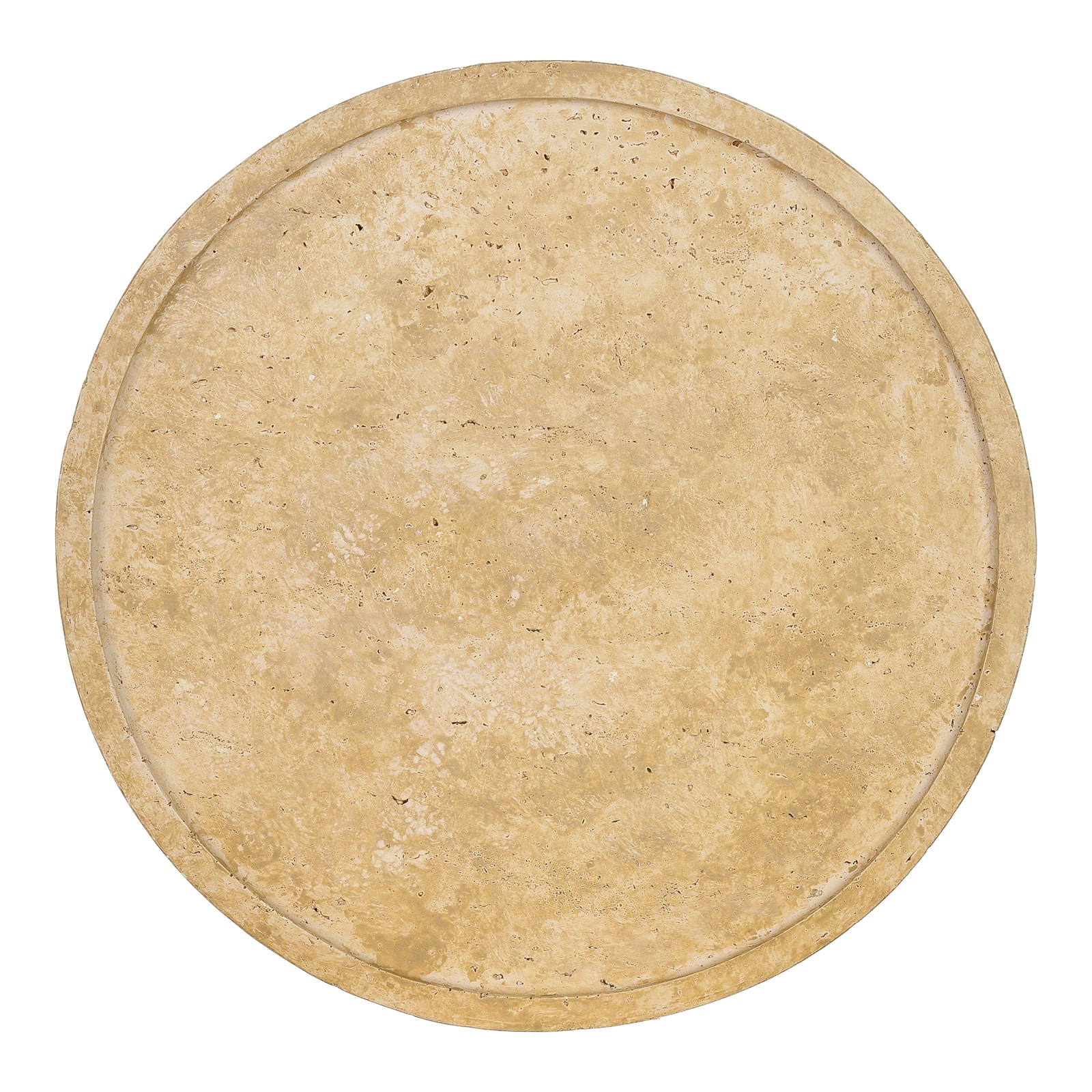 Deko-Tablett Beige, ⌀ 28 cm, H 20 mm