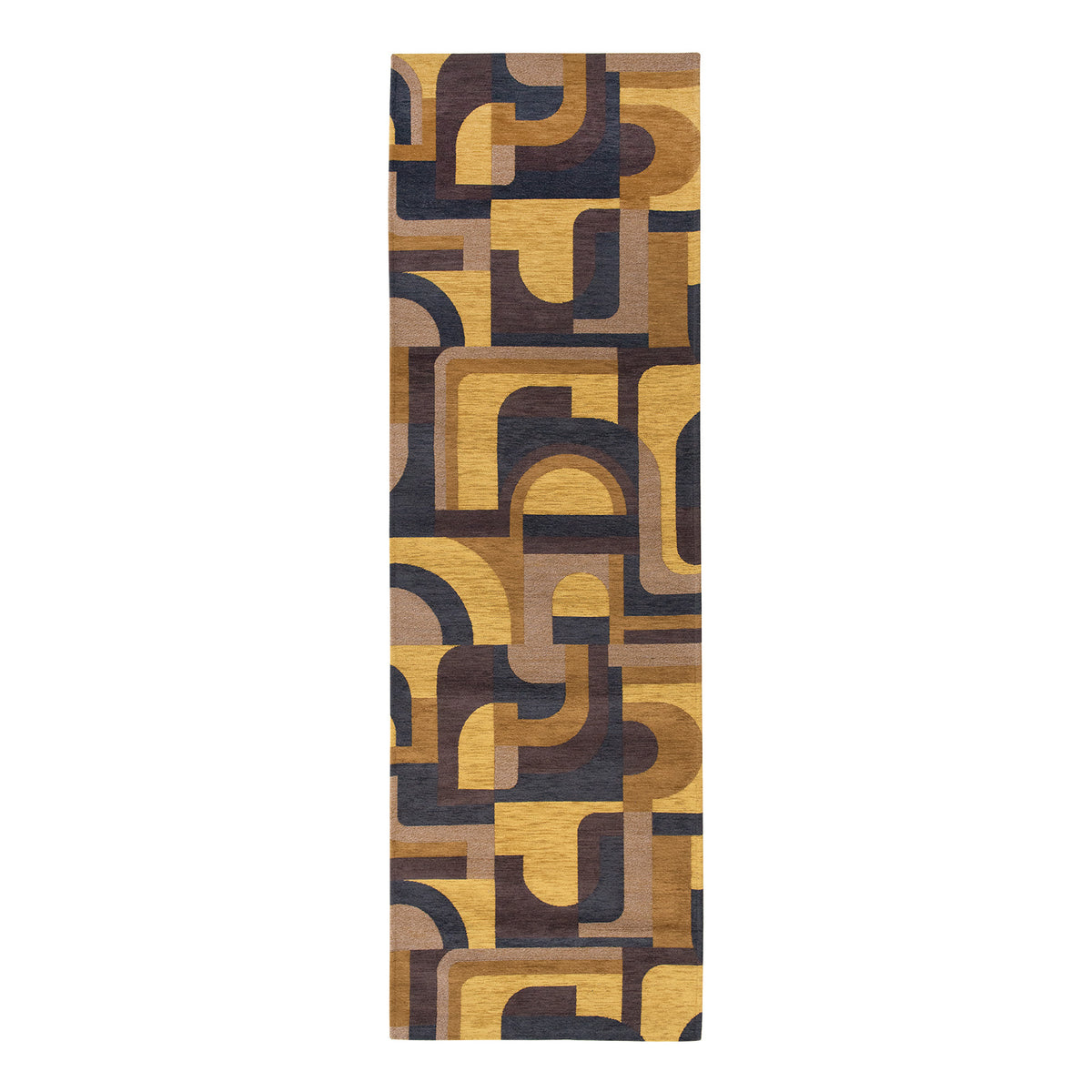 Louis De Poortere vloerkleed Yellow Meyer - geel - 80x250cm