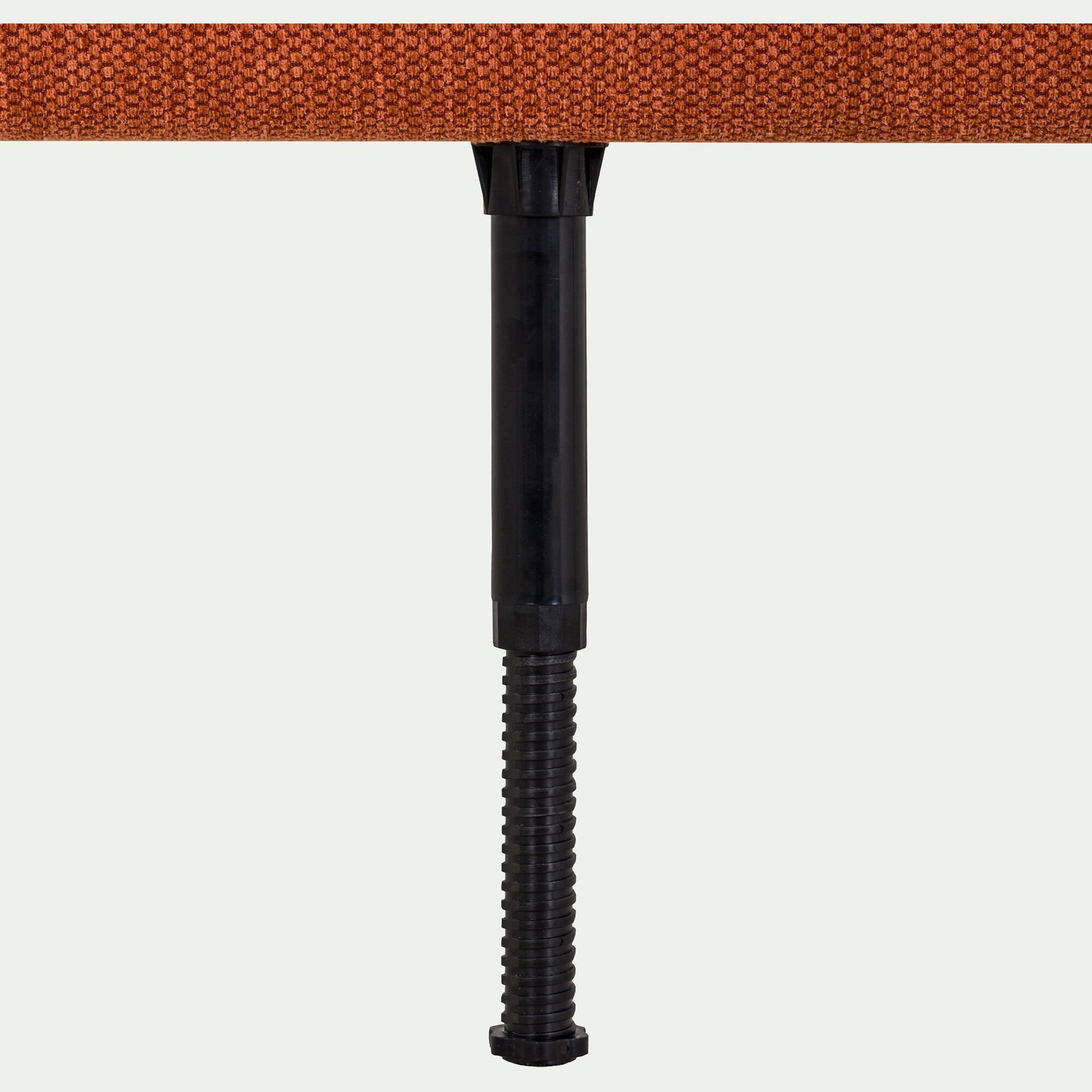 MARGO - Tête de lit capitonnée en tissu L182cm - terracotta