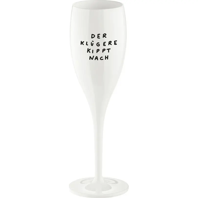 Sektglas Klügere
