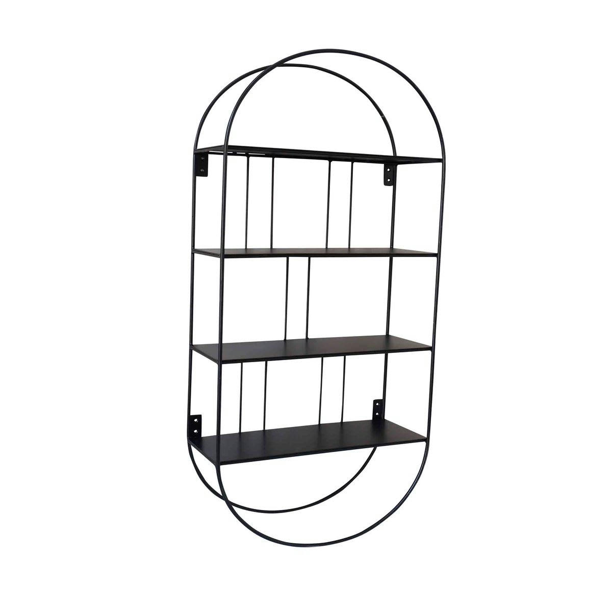 UPTOWN - Etagère murale ovale en métal