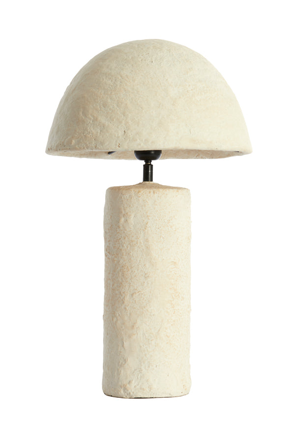 Light & Living tafellamp QAZU - Ø30x48cm - bruin