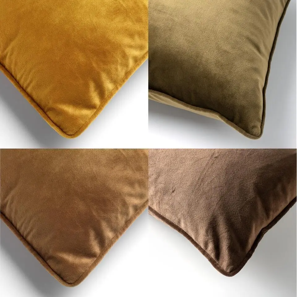 KUSSENSET - 4-delig - Matching Velvets - 45x45 cm en 30x50 cm - inclusief binnen
