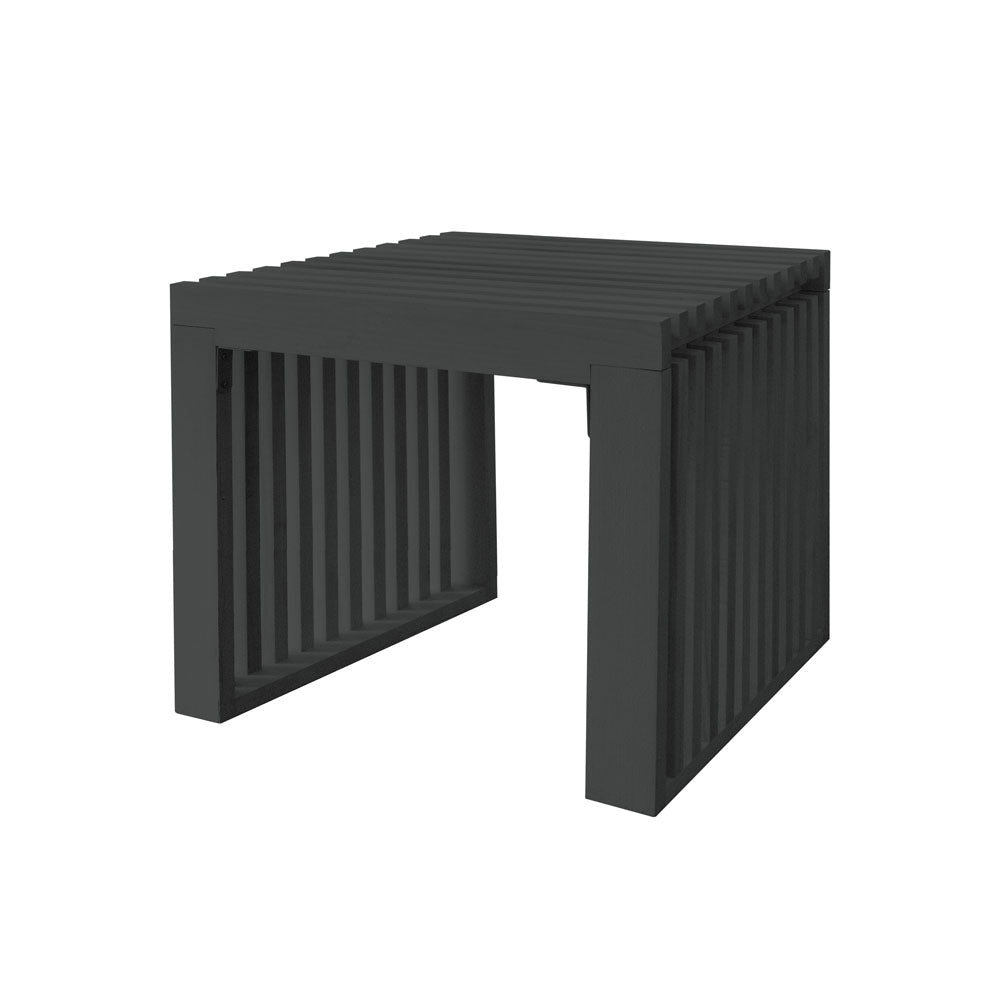 DELUX Houten bank LORA Zwart - 50 cm