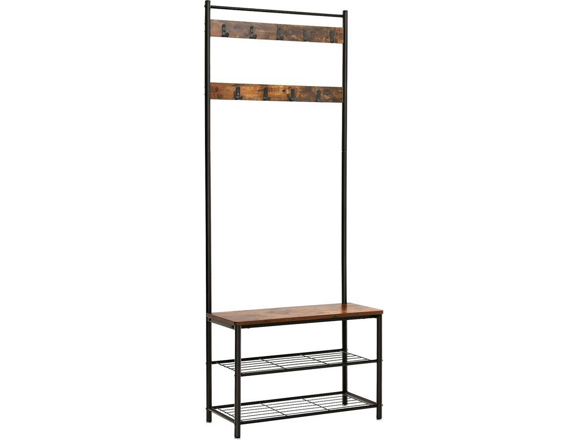 STEVEN - Porte-manteau - 70 x 32 x 175 cm - vintage