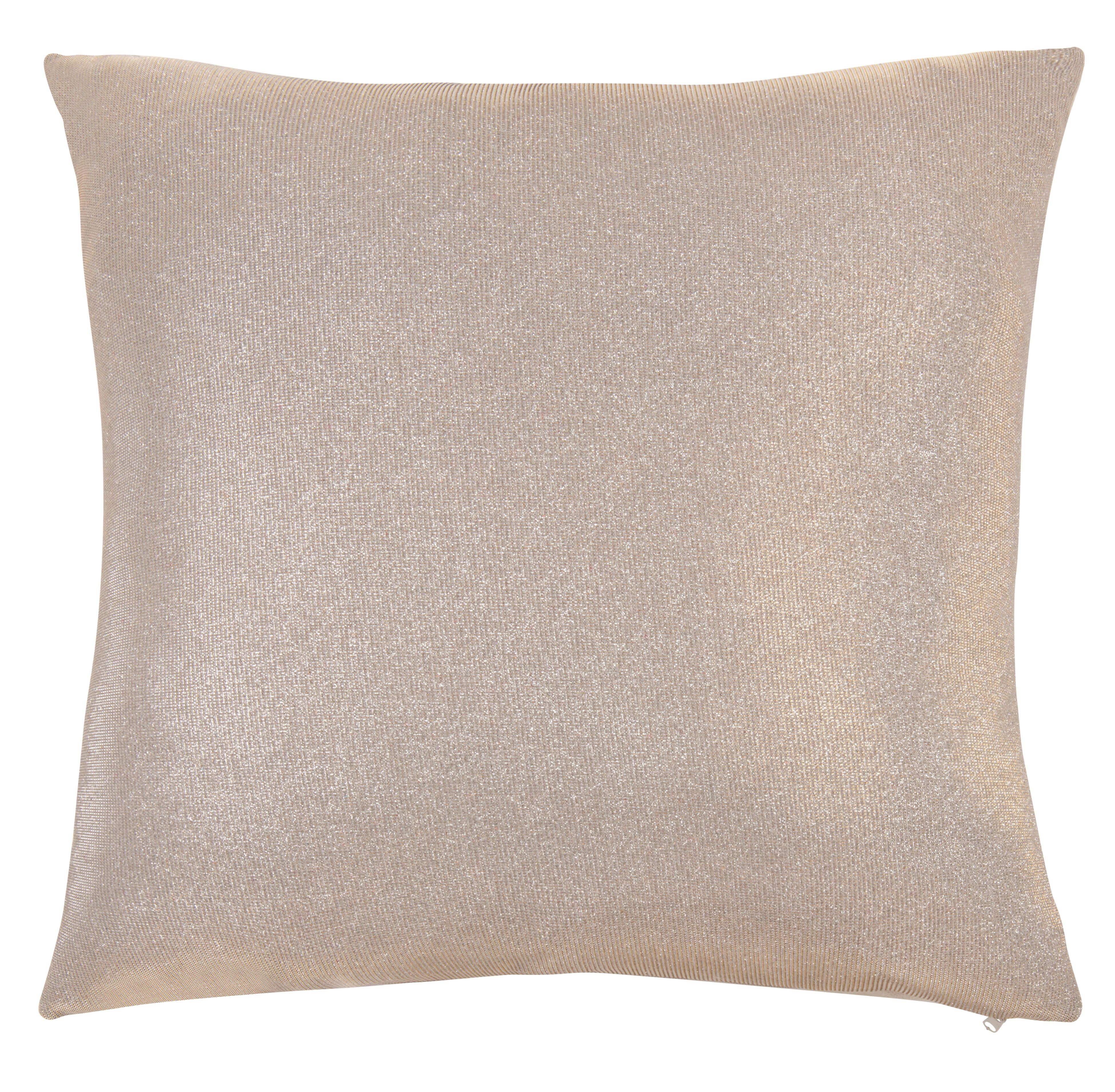 - Coussin doré clair à paillettes 40x40