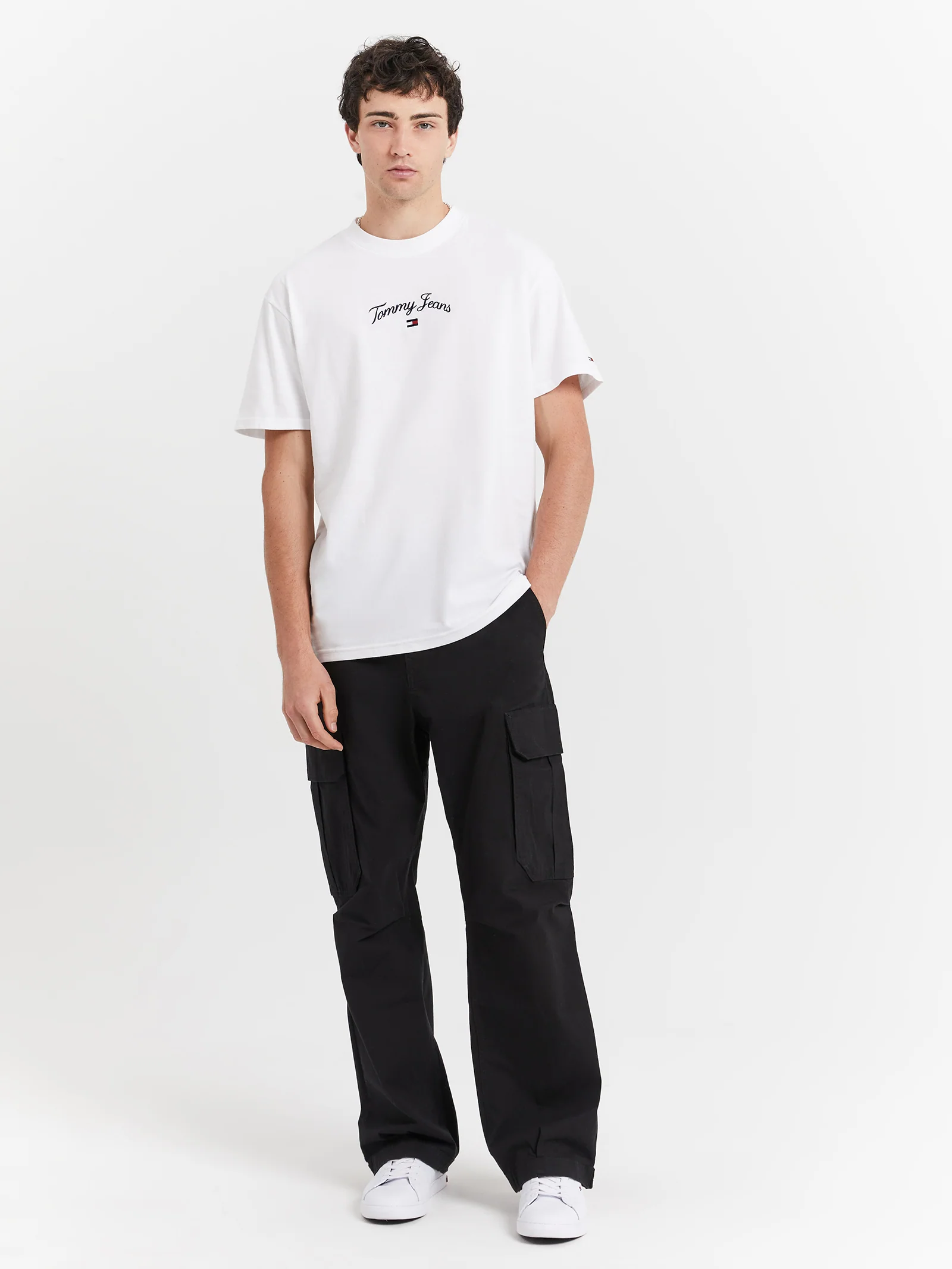 Relaxed Curved Serif Flag T-Shirt