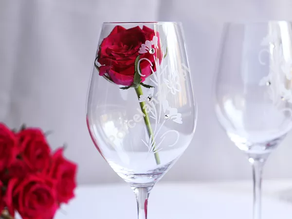 Kpl. kieliszków do wina białego 360 ml (2 szt.) Mati - Flower 21.FLOW-0360