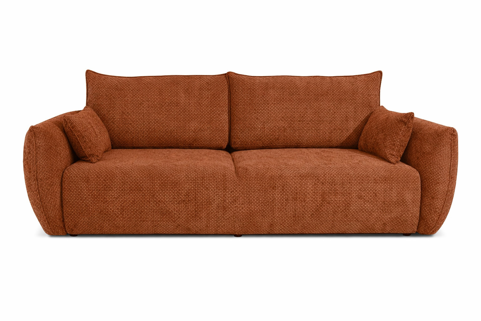 Sofa z funkcją spania, szenil Flow, Miedziany, Zephira