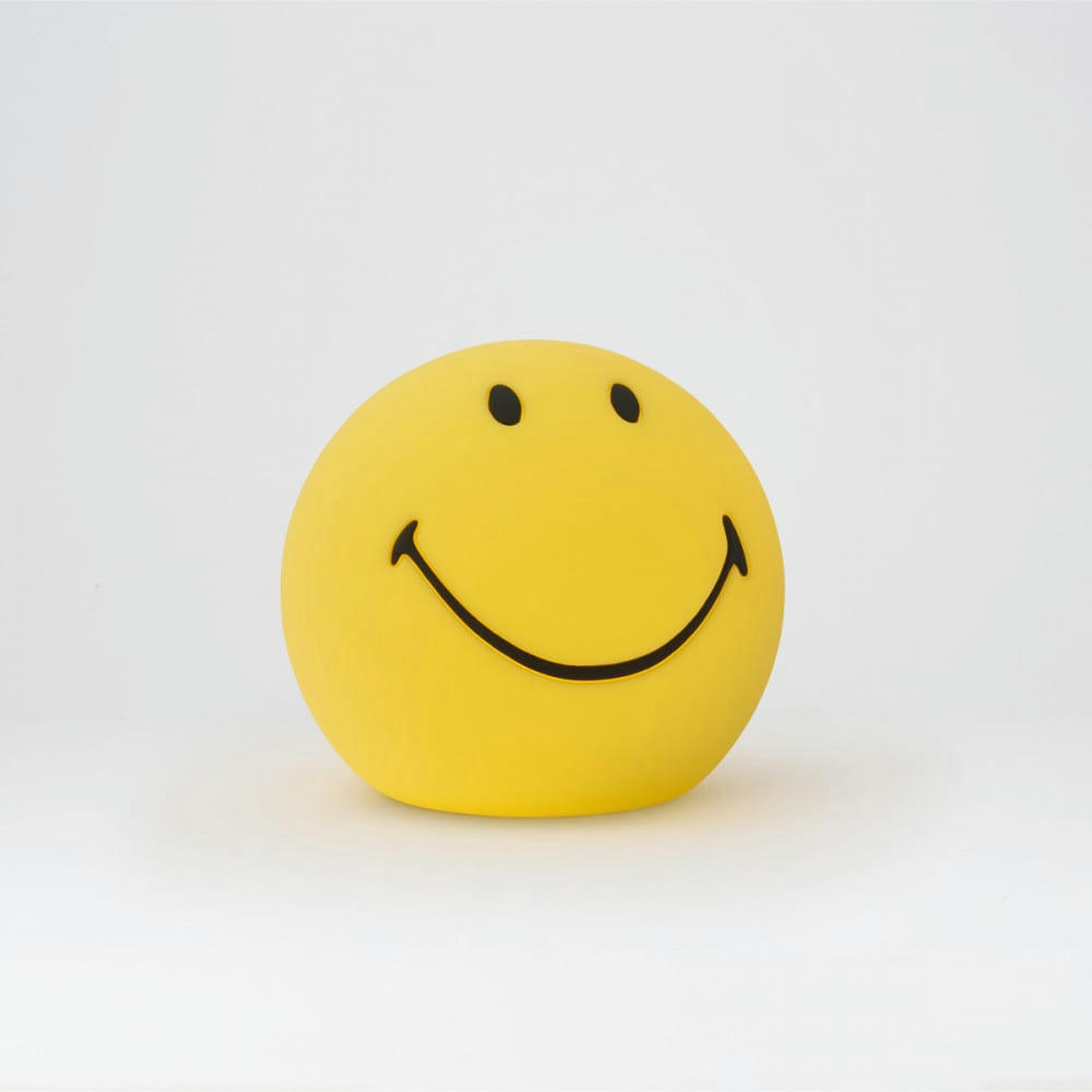 SMILEY - Veilleuse bundle of light smiley silicone jaune
