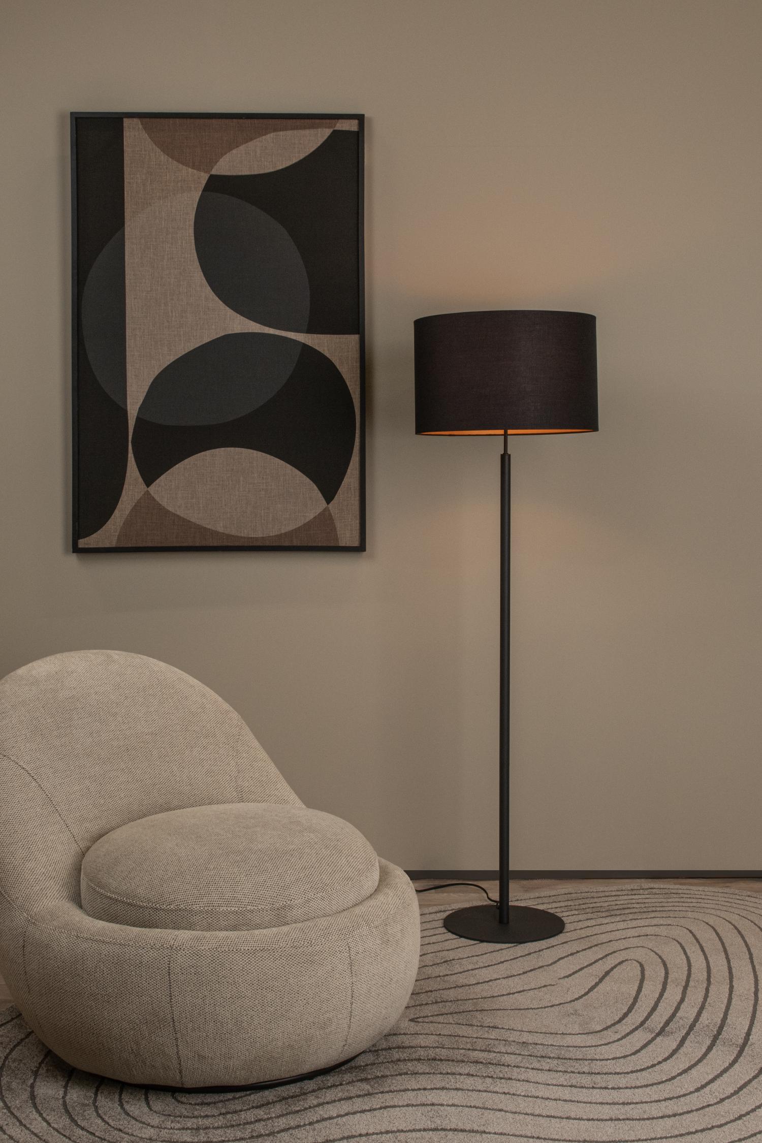 Lucide vloerlamp MAYA - 1xE27 - Zwart