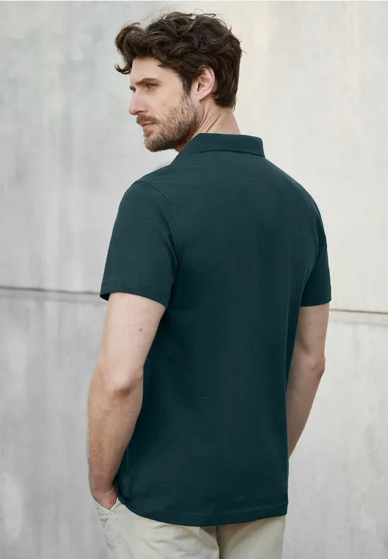 Slub Jersey Poloshirt