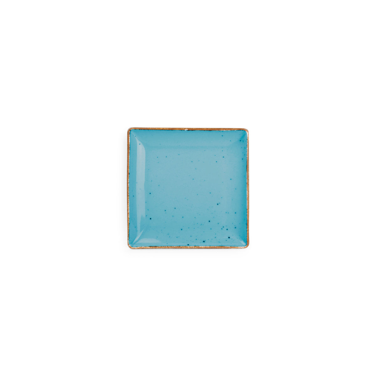 Bonbistro - Plat bord 11x11cm blauw Collect - Set van 6