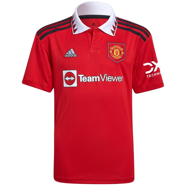 Lisandro Martínez Manchester United adidas Youth 2022/23 Home Replica Player Jersey - Red