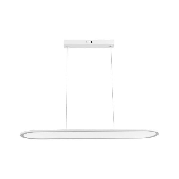 Lampa wisząca VT-7821 biała LED 1x24W Neutralna biel 3000lm V-TAC