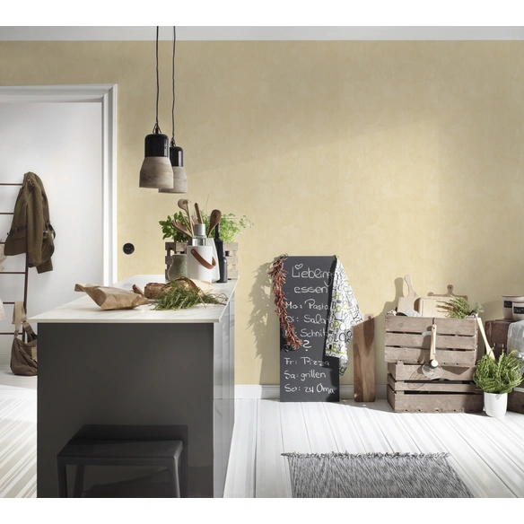Vliestapete »Cappuccino 2 «, beige, strukturiert, für Feuchträume geeignet