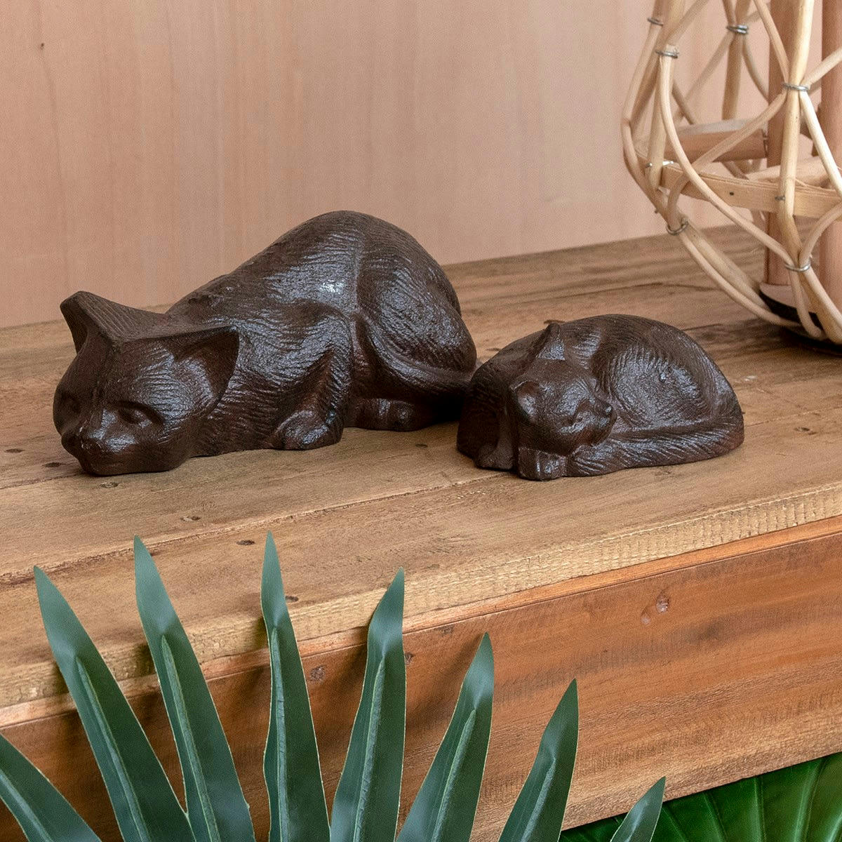 - Bloque porte en fonte en forme de chat