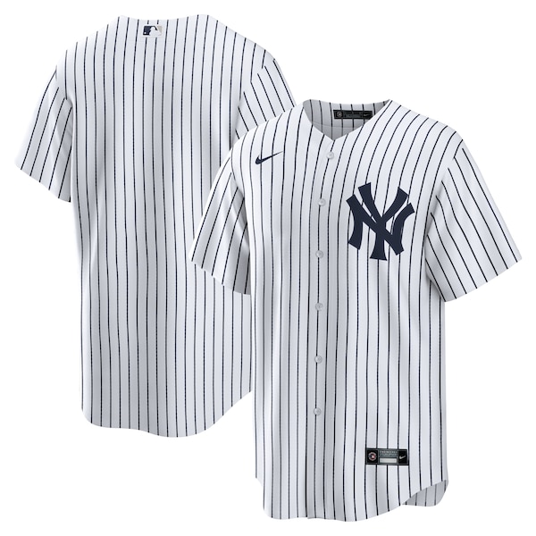 New York Yankees Nike Home Replica Team Jersey - Blank - White