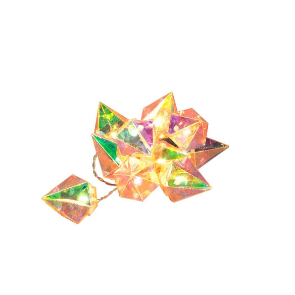 Lichterkette, Kunststoff, L: 165 cm, mehrfarbig
