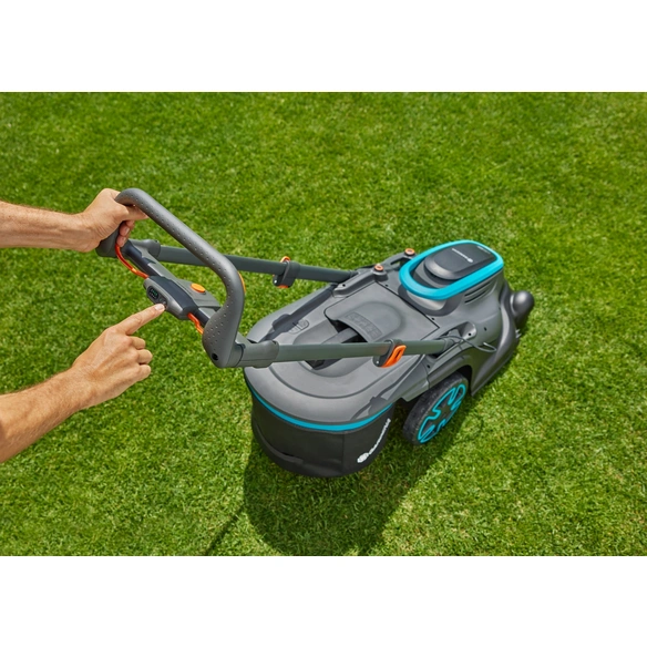 Akku-Rasenmäher, »PowerMax Duo 46«, 46 cm, grau