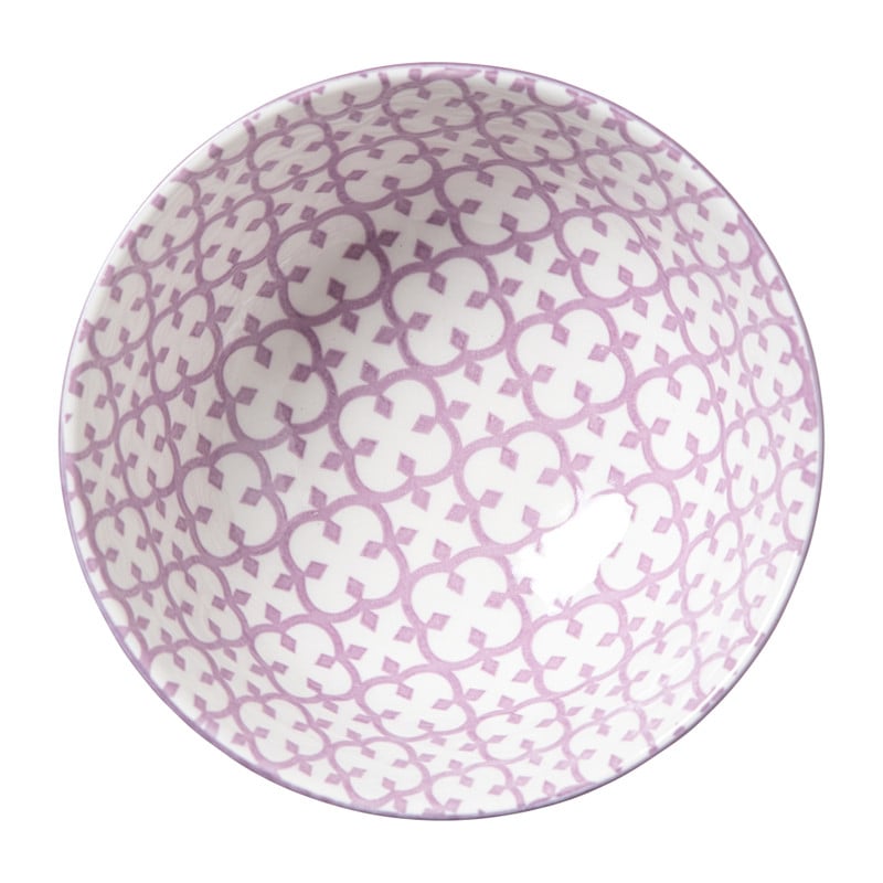 Schaaltje Anna middel - rood/grijs - &Oslash;12x5.8 cm