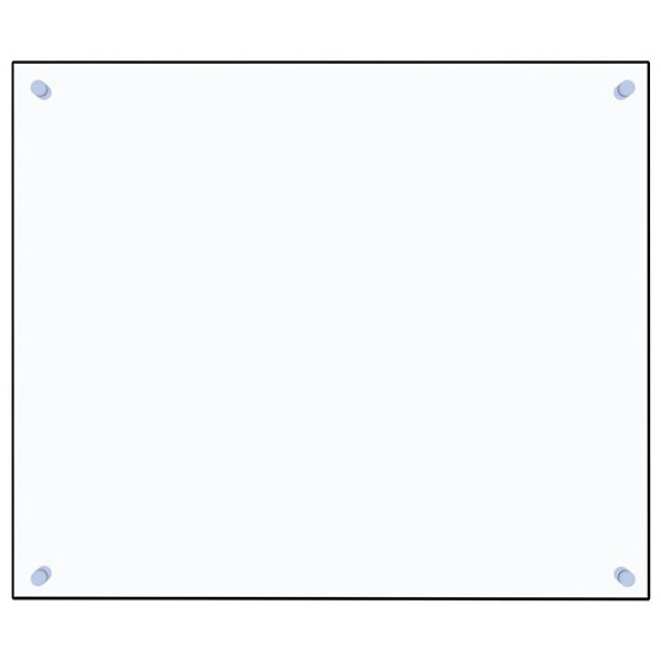 Dosseret de cuisine Transparent 70x60 cm Verre trempé