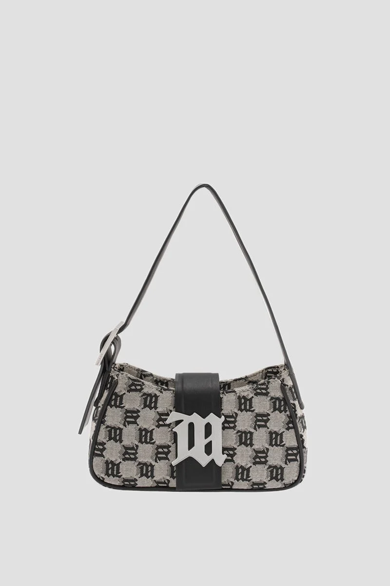 Jacquard Monogram Shoulder Bag Mini
