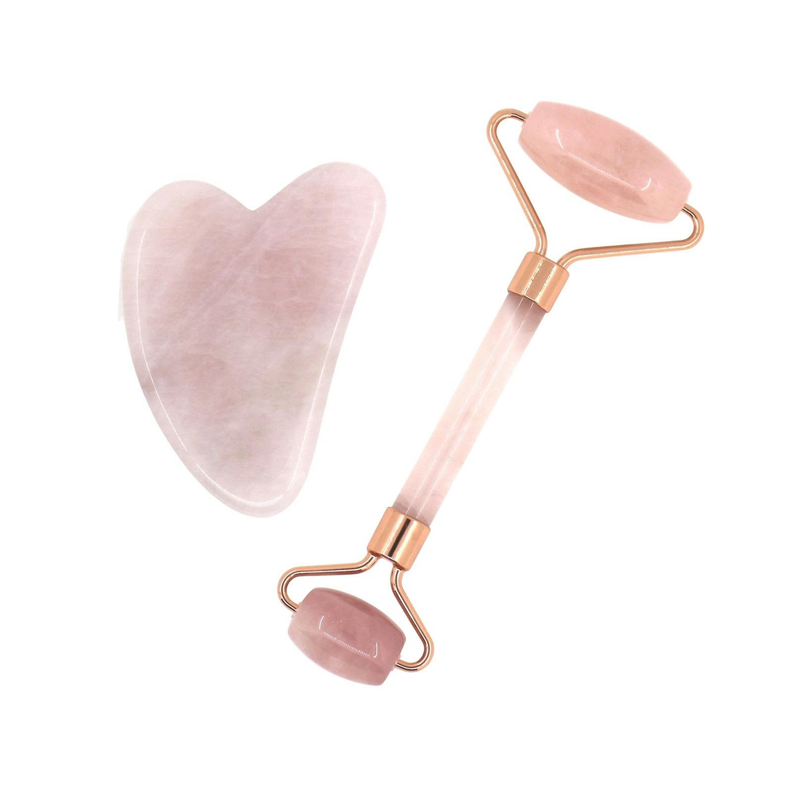 QUARTZ - Duo pierre quartz rose