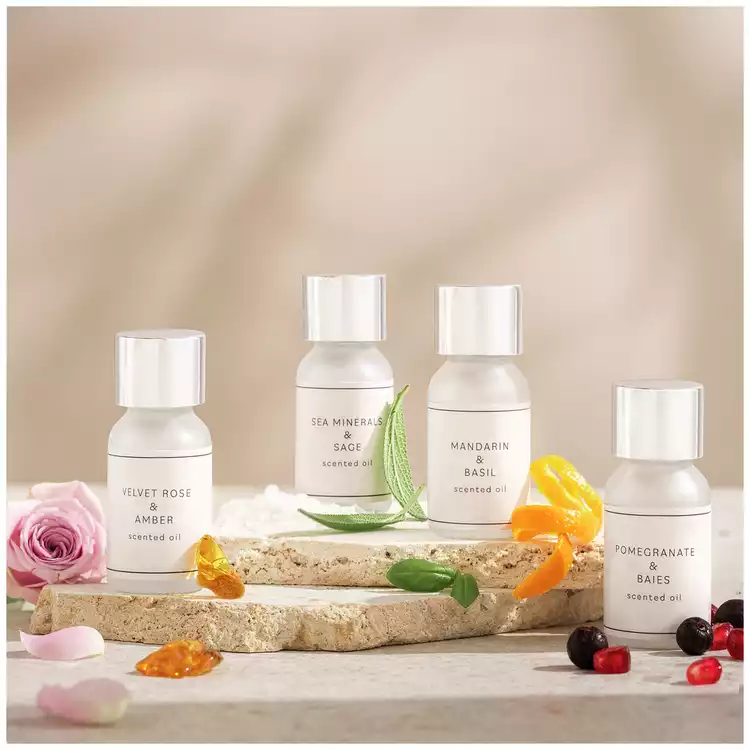 Habitat Luxe 60ml Pack of 4 Diffuser Oil Set - Scented