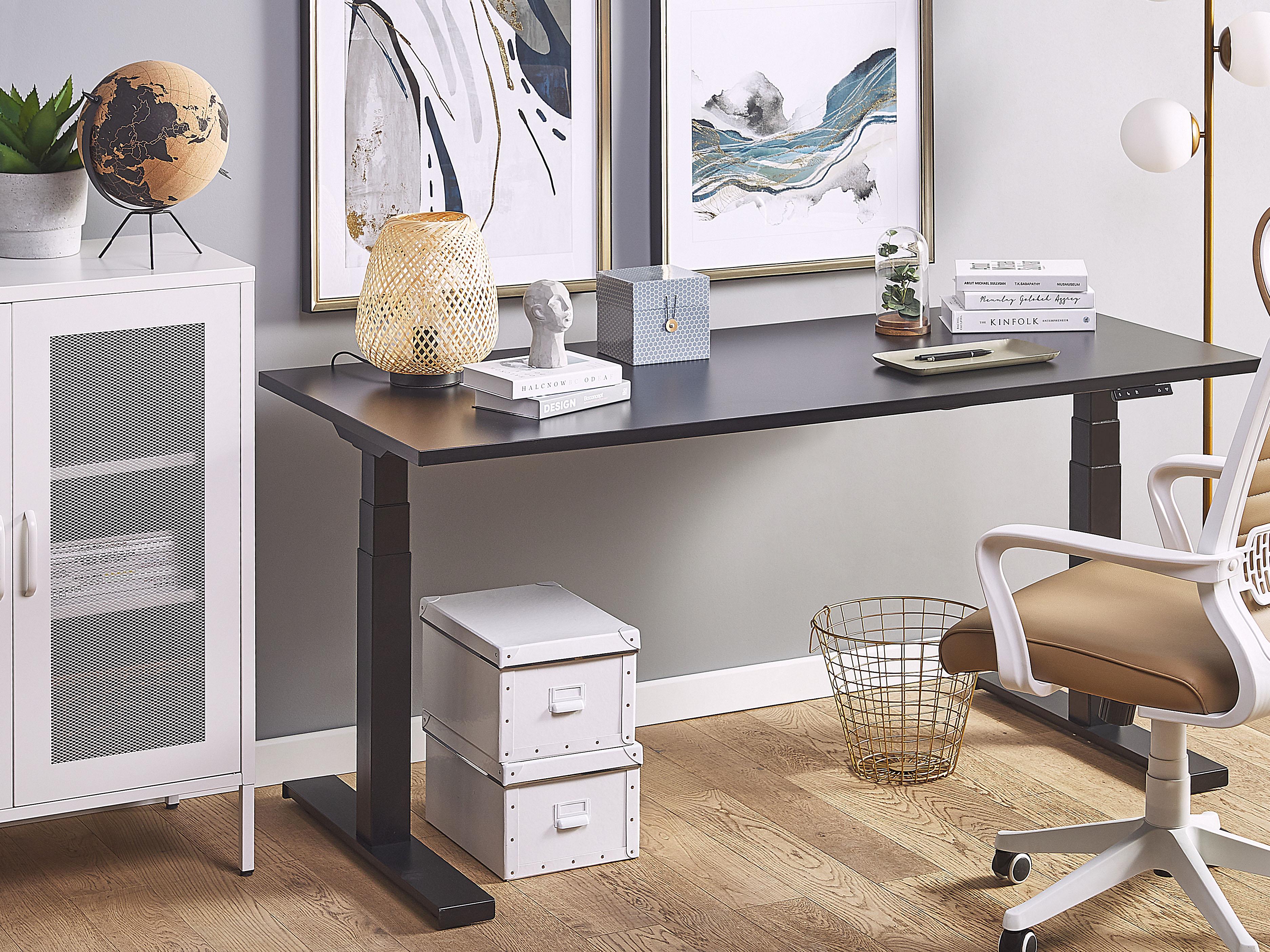 Electric Adjustable Standing Desk DESTIN II Black 160 cm 72 cm