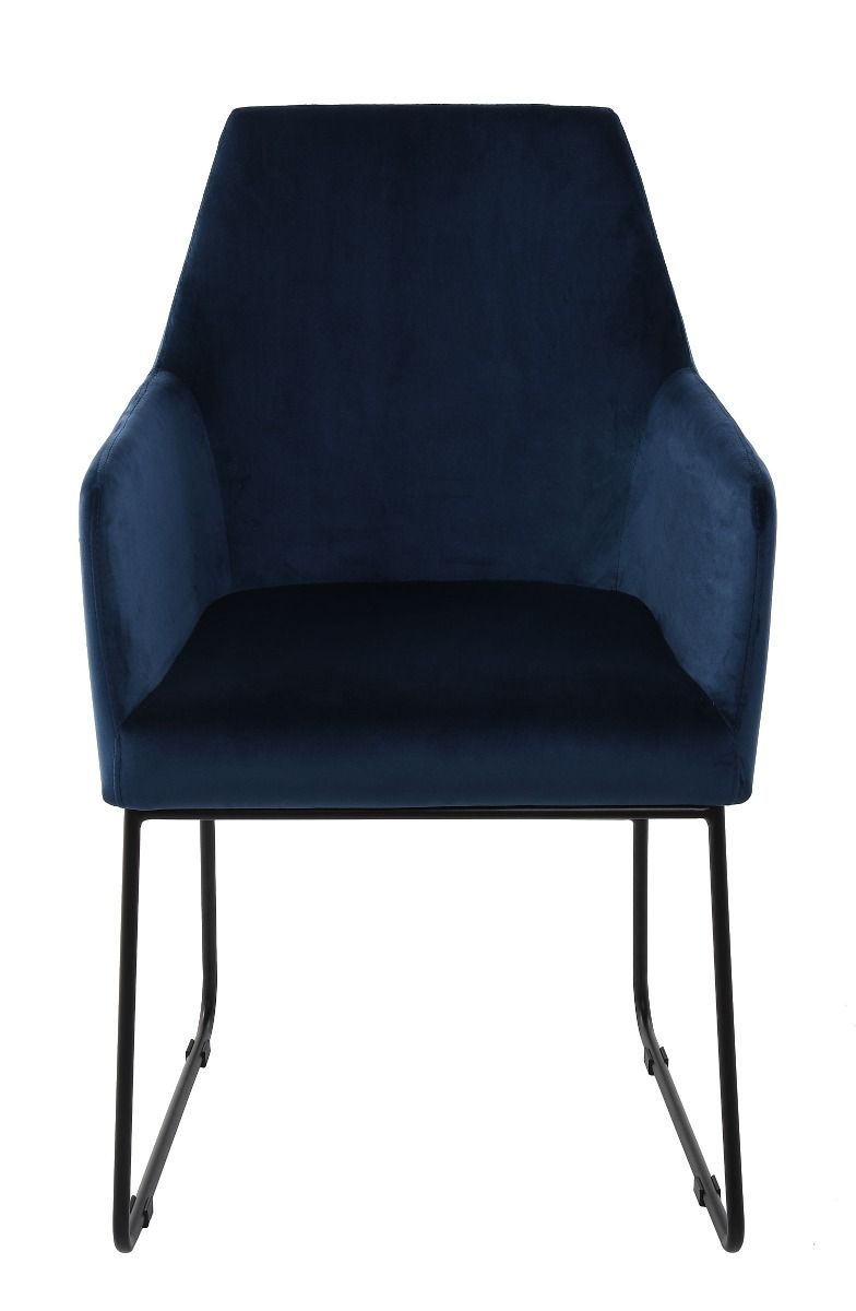 Krzesło do jadalni Quadrato 56x63x89cm granatowe Miloo Home