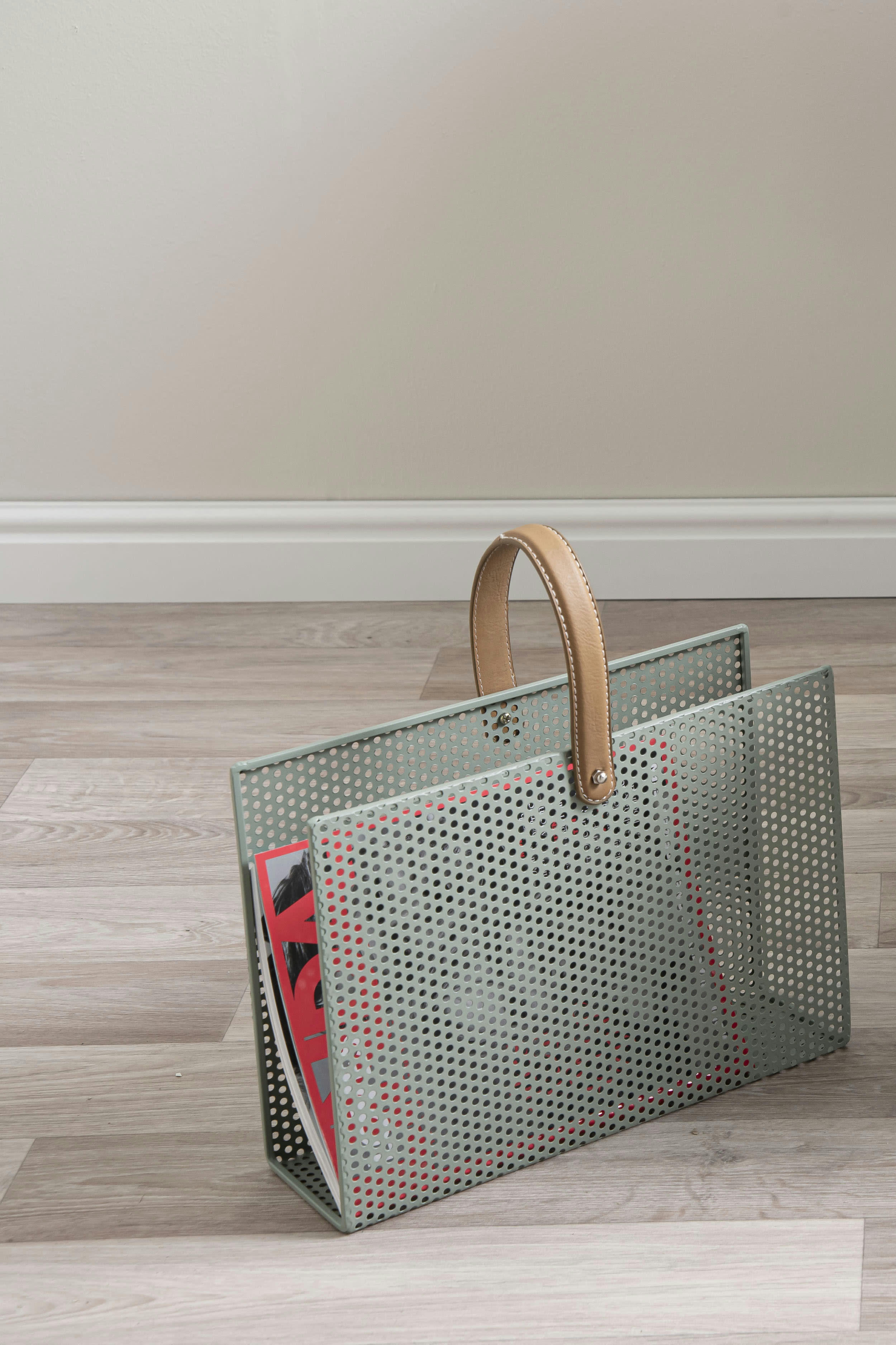 PERKY - Range magazine en métal perky vert