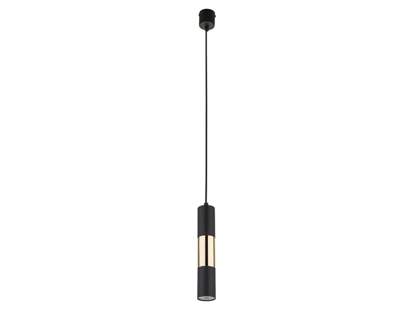Lampa wisząca Vivien metalowa czarno-złota