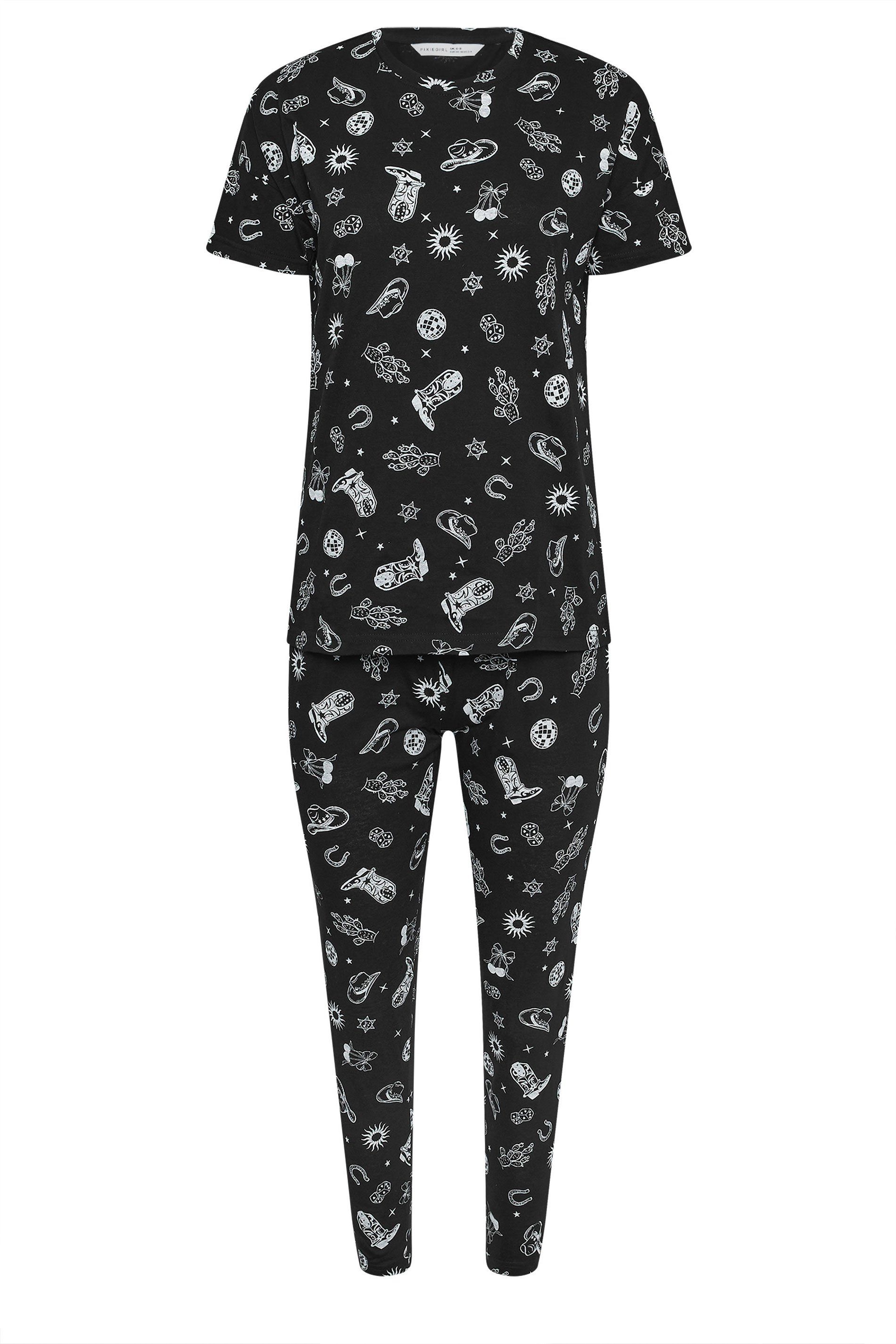 PixieGirl Petite Cowboy Graphic Pyjama Set