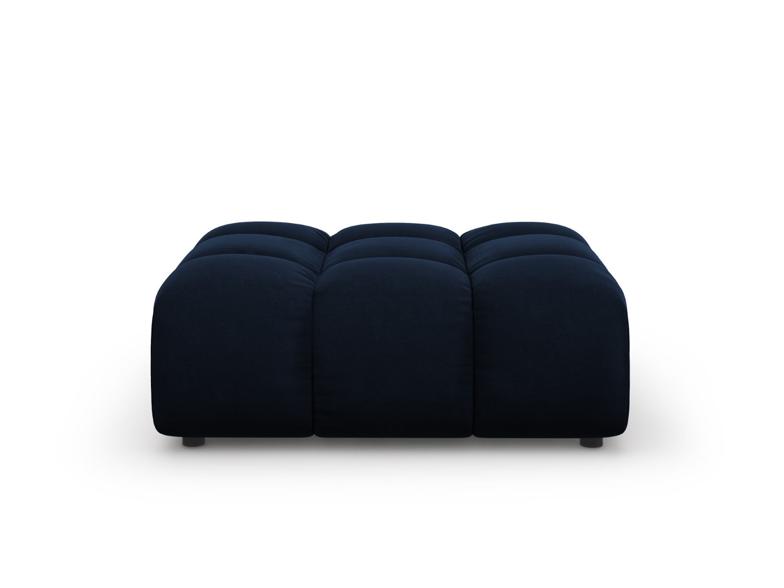 Cosmopolitan Design Poef Sky flueel, koningsblauw - 80x102x43cm