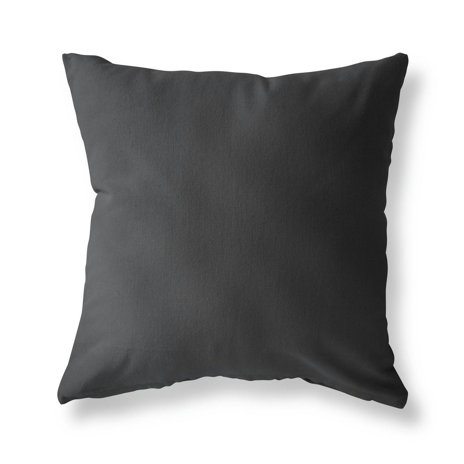 ARTHUR - Coussin design xl l. 60 x l. 60 cm noir réglisse